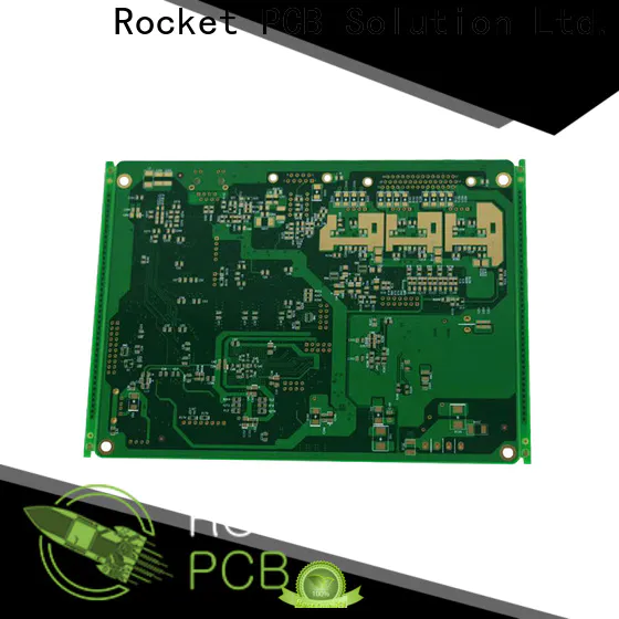 Rocket PCB thick printed circuit board assembly for electronics