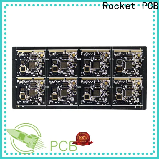 Rocket PCB plated gold column connector for import