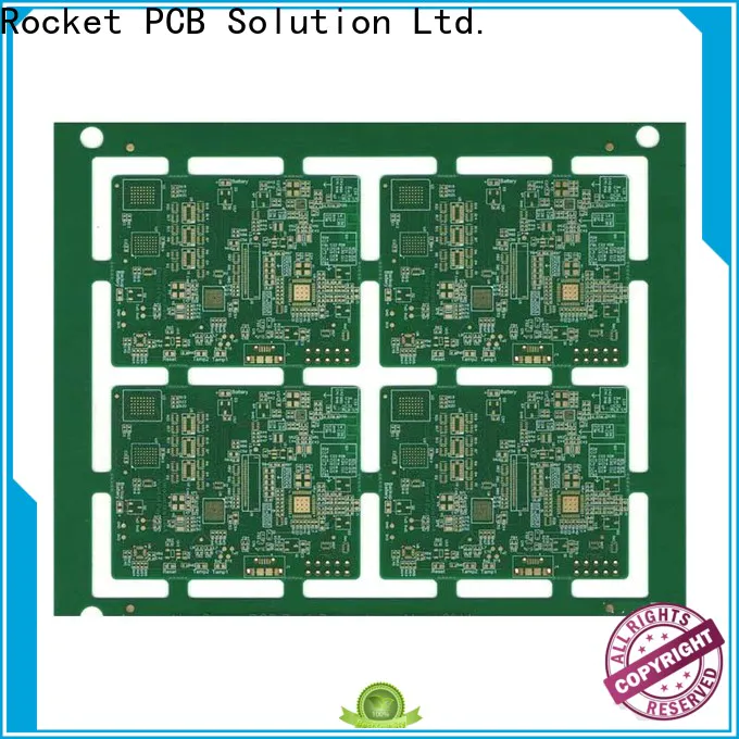 Rocket PCB multistage HDI pcb fabrication laser hole interior electronics