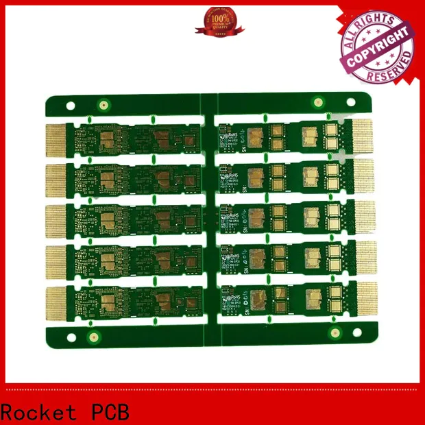 Rocket PCB gold plated holes fingers for import