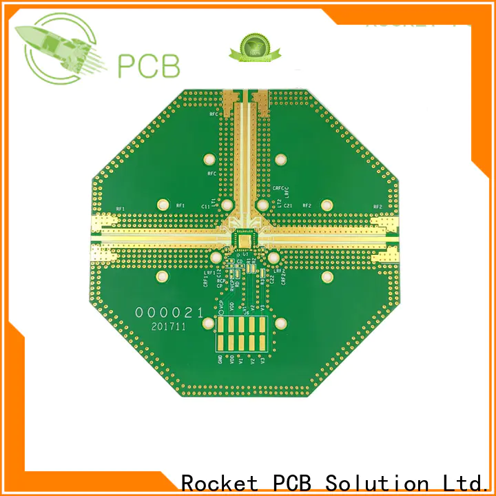 Rocket PCB hybrid rf applications production for electronics