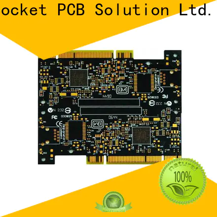 Rocket PCB optional gold finger pcb connector for import