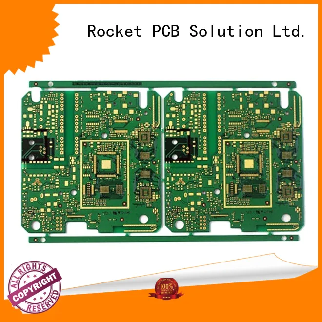 Rocket PCB stagger double layer pcb