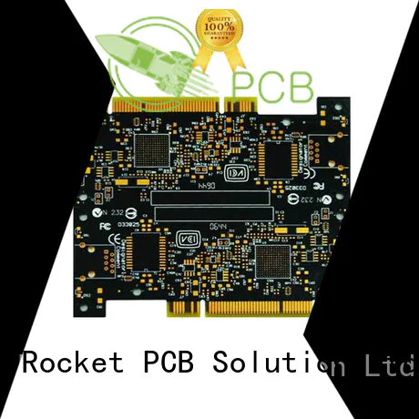 Rocket PCB optional gold column finger for import