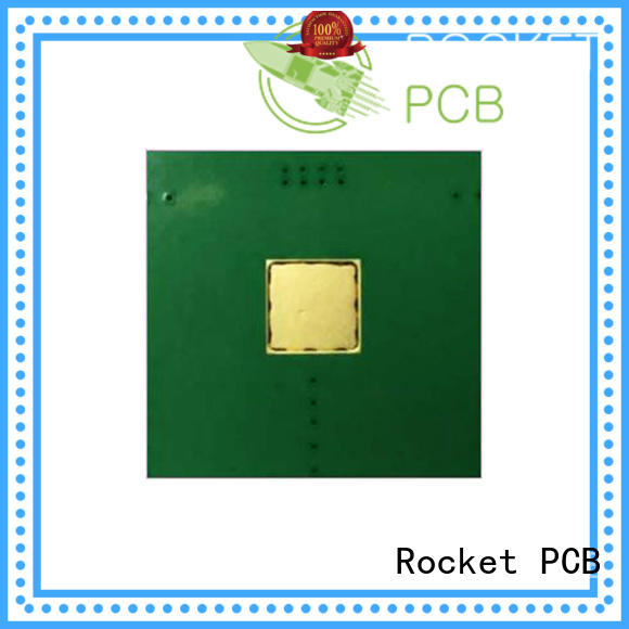 Rocket PCB coinembedded copper coin pcb board for electronics