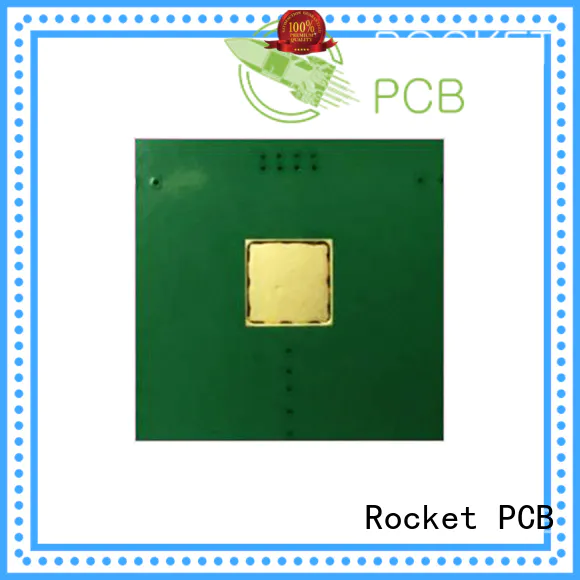 Rocket PCB coinembedded copper coin pcb board for electronics