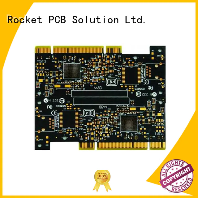 Rocket PCB optional golden finger pcb edge for wholesale
