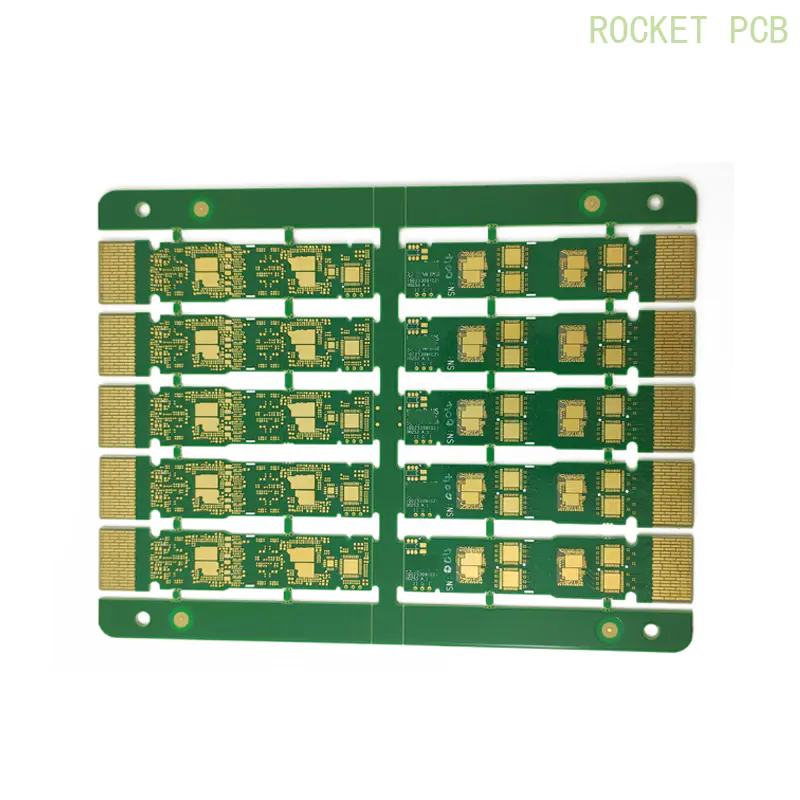 Gold finger pcb plated gold pcb staged finger PCB long-short PCB fabrication