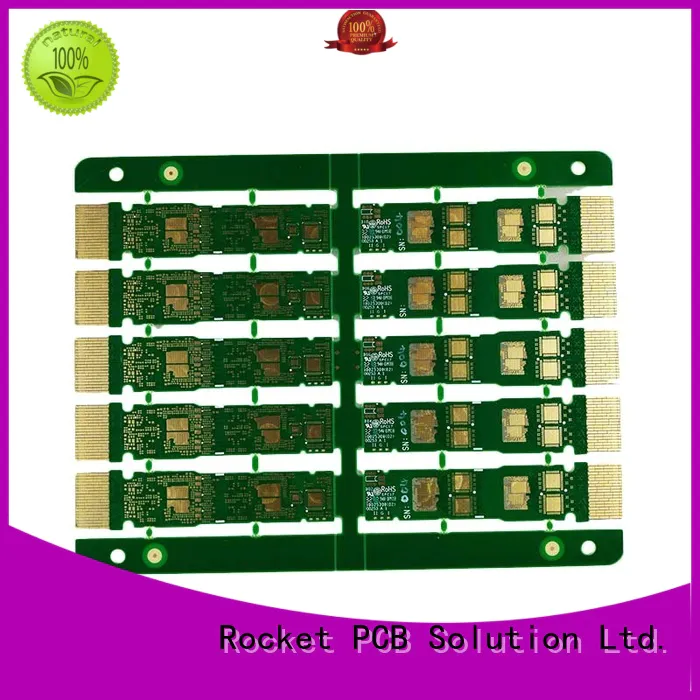 Rocket PCB at discount gold finger pcb edge for import