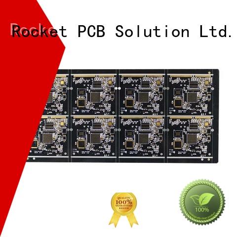 Rocket PCB highly-rated gold finger pcb staged for import