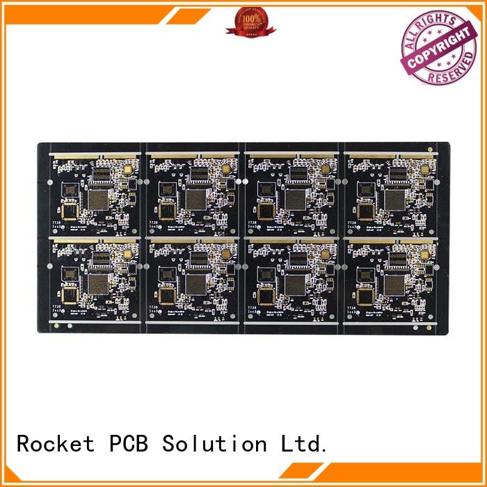 Rocket PCB plated gold bonding finger pcb fingers for import