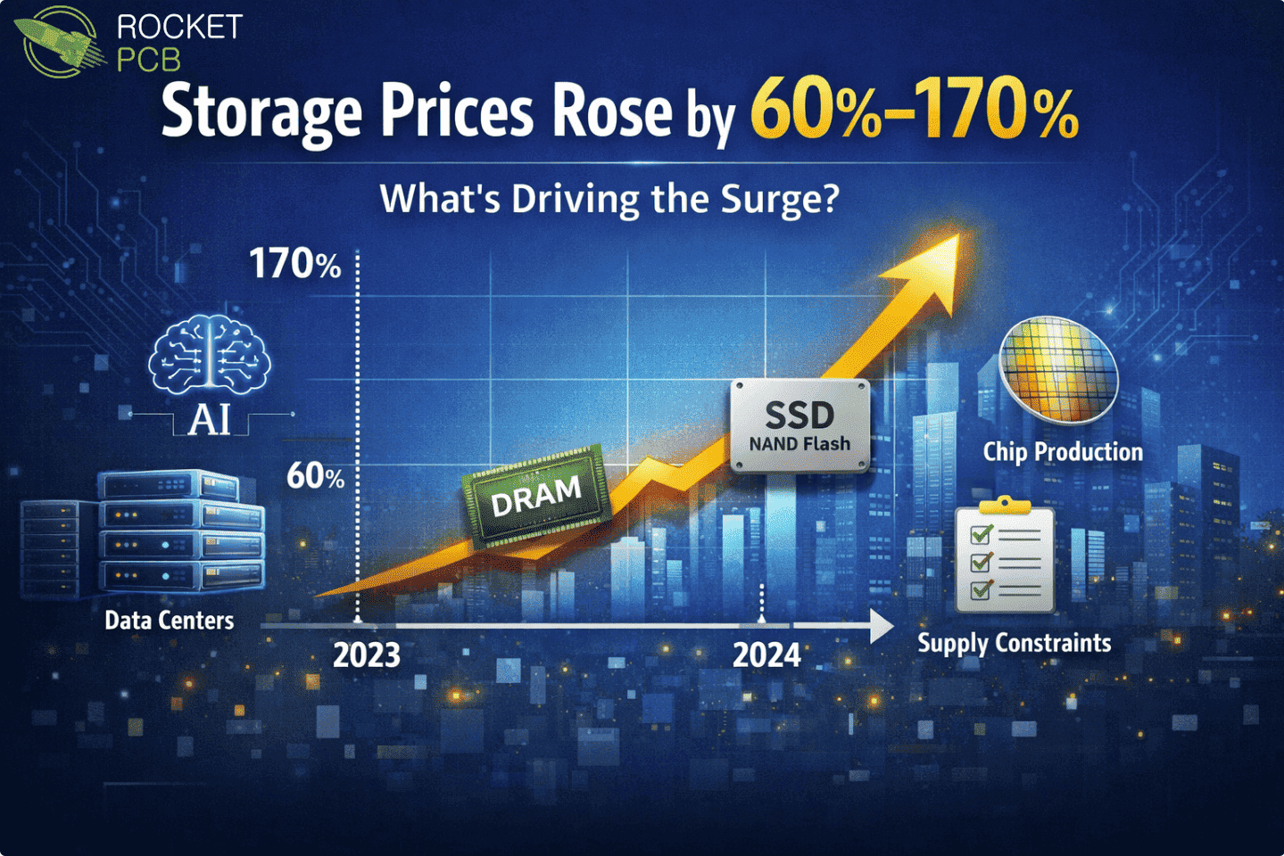 Over the Past Year, Storage Prices Rose by 60%-170% -- What's Driving the Surge?